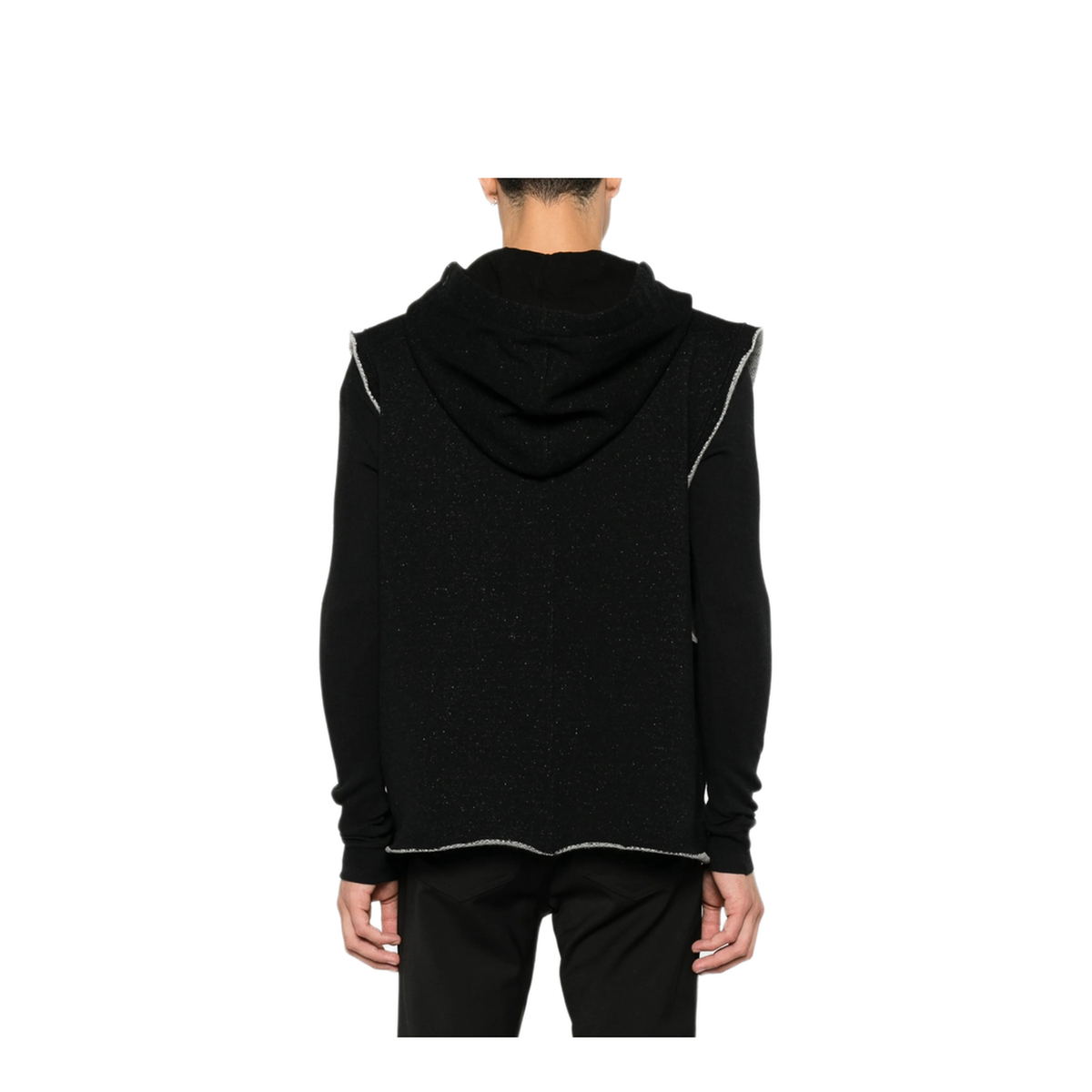 MAYFEYR - Rick Owens - Sweatshirt Vest With Drawstring Hood - RU02F4153WFE09