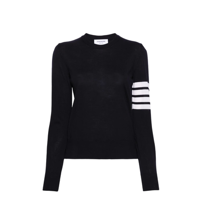 MAYFEYR - Thom Browne - Wool 4-Bar Relaxed Pullover - FKA280AY1014