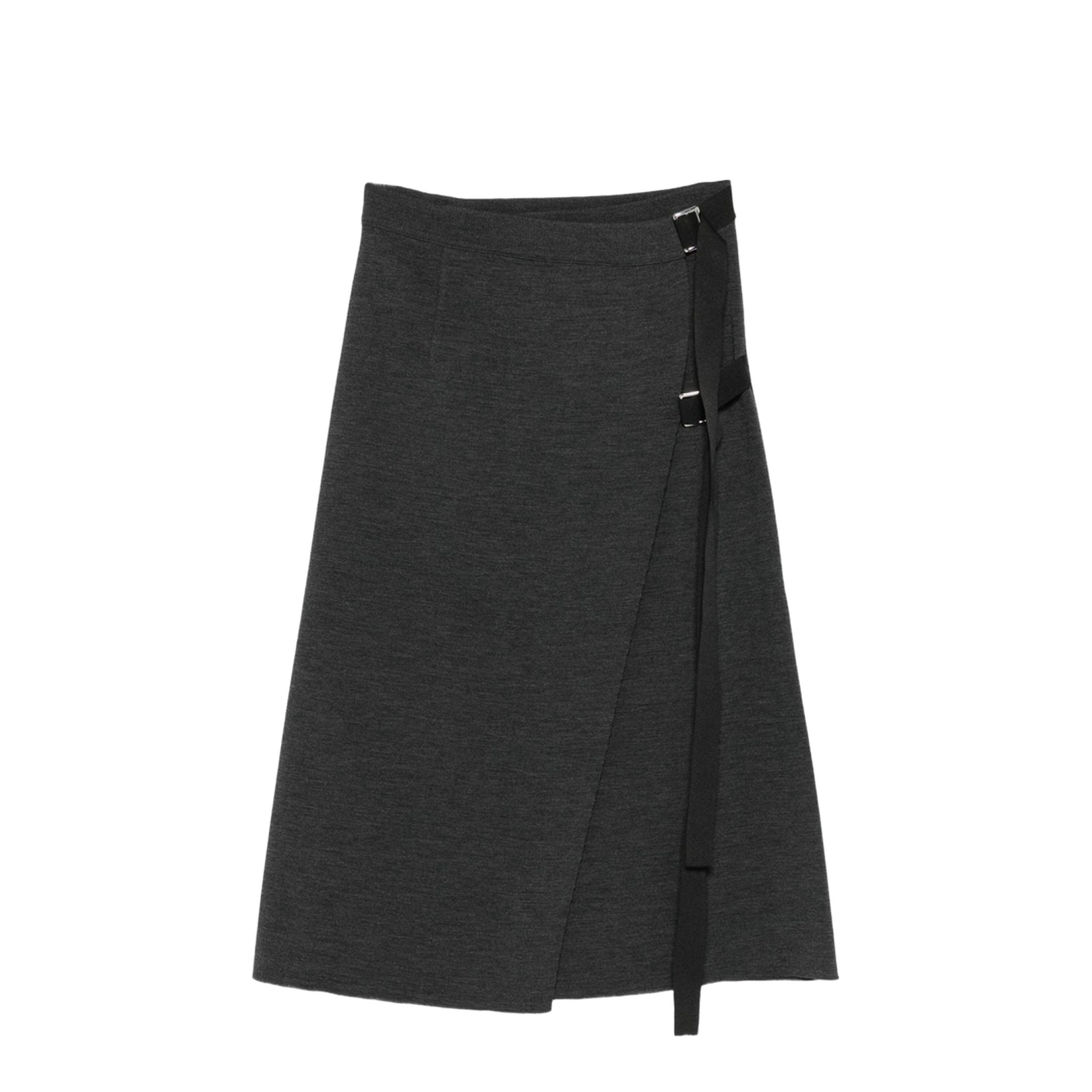 Wool Midi Skirt