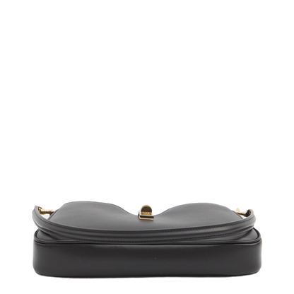 Shoulder Camille 16 Soft in Smooth Calfskin - Black