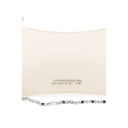 Bisou Chaîne Small Calfskin Shoulder Bag - Light Ivory