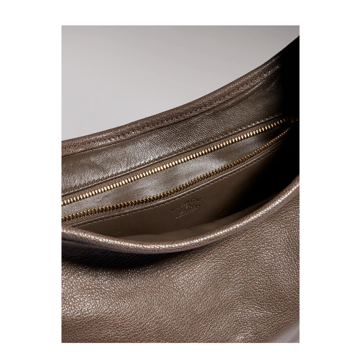 Jackie 1961 Medium Soft Grain Leather Shoulder Bag - Dark Taupe