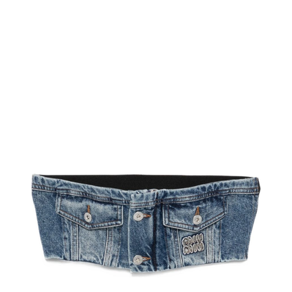 MAYFEYR - Miu Miu - Top Blue - GWT071197UF0008