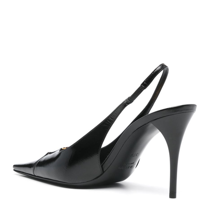 Slingback Pumps in Smooth Leather