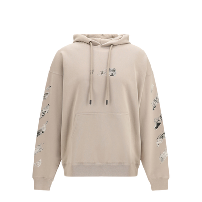 MAYFEYR - Off-White - Spray Arrow Hoodie - OMBB085F26FLE00400031