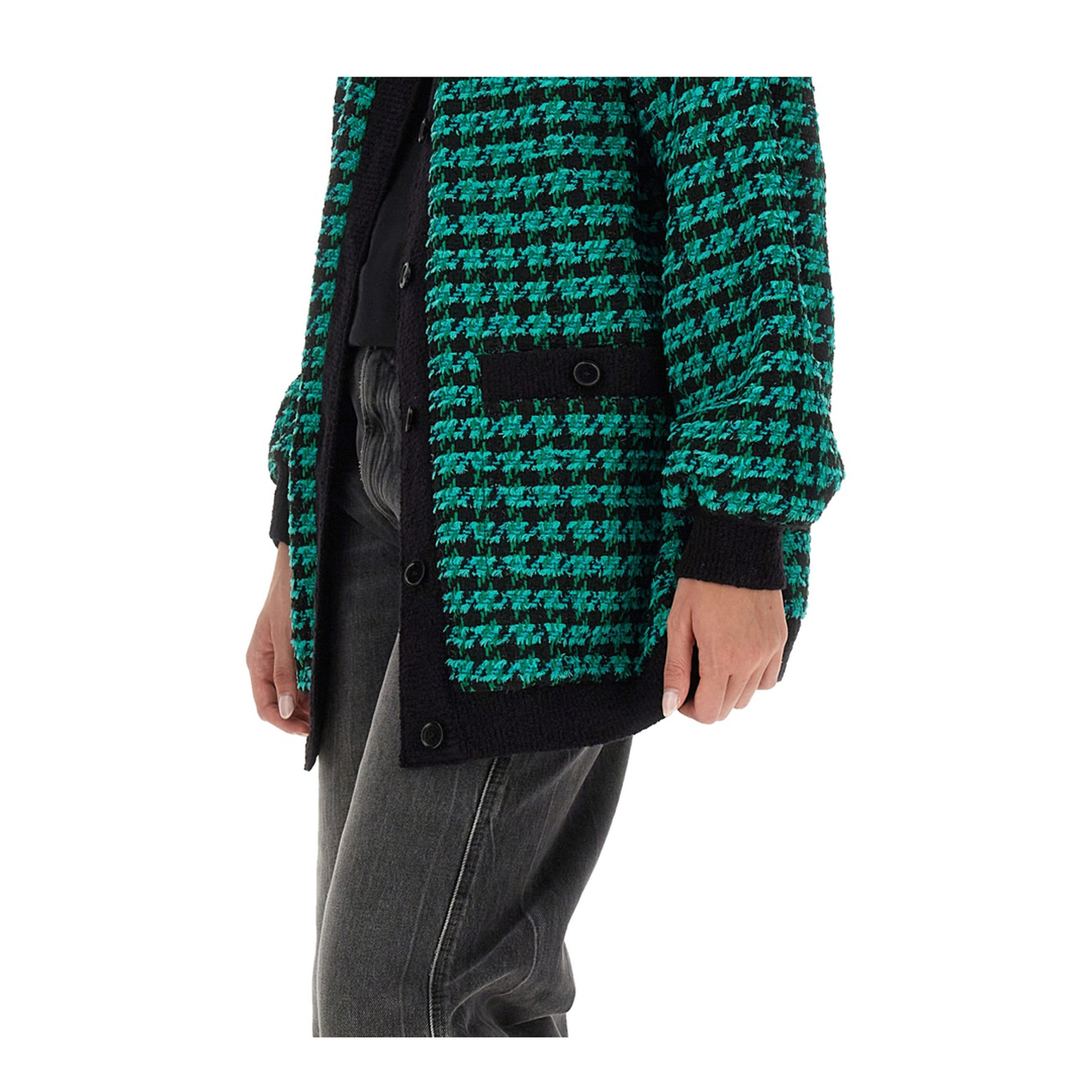 MAYFEYR - MSGM - Houndstooth Tweed Jacket - 3541MDH0423760436