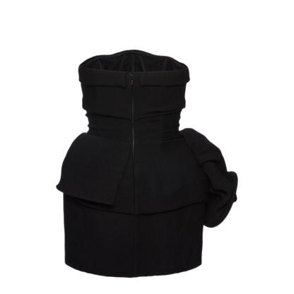 MAYFEYR - Magda Butrym - Mini Dress With Drape - 160426BLACK