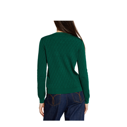 Cardigan with decorative pattern