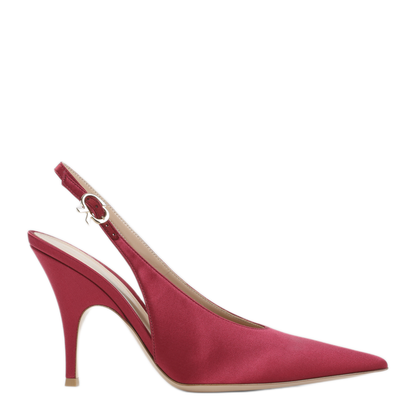 MAYFEYR - Gianvito Rossi - Sofia Sling Crepe Satin Pumps - G9560595RICCH4SYRA