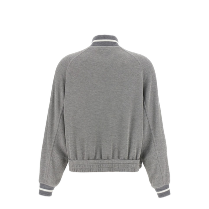 Logo Embroidery Lam Sweatshirt