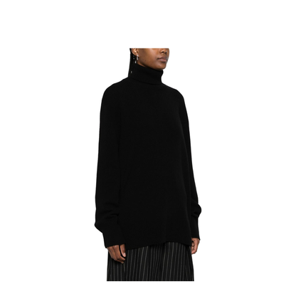 Stepny Turtleneck Black in Wool and Cashmere
