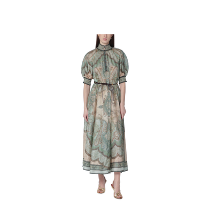 MAYFEYR - Zimmermann - Wanderlust Billow Dress With Tapestry Print - 5581DRS262SITT