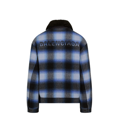 MAYFEYR - Balenciaga - Plaid Wool Flannel Bomber Jacket - A001YNTRU133964