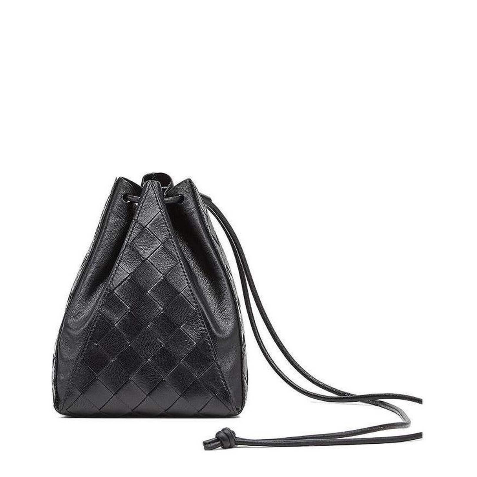Woven Design Drawstring Bag