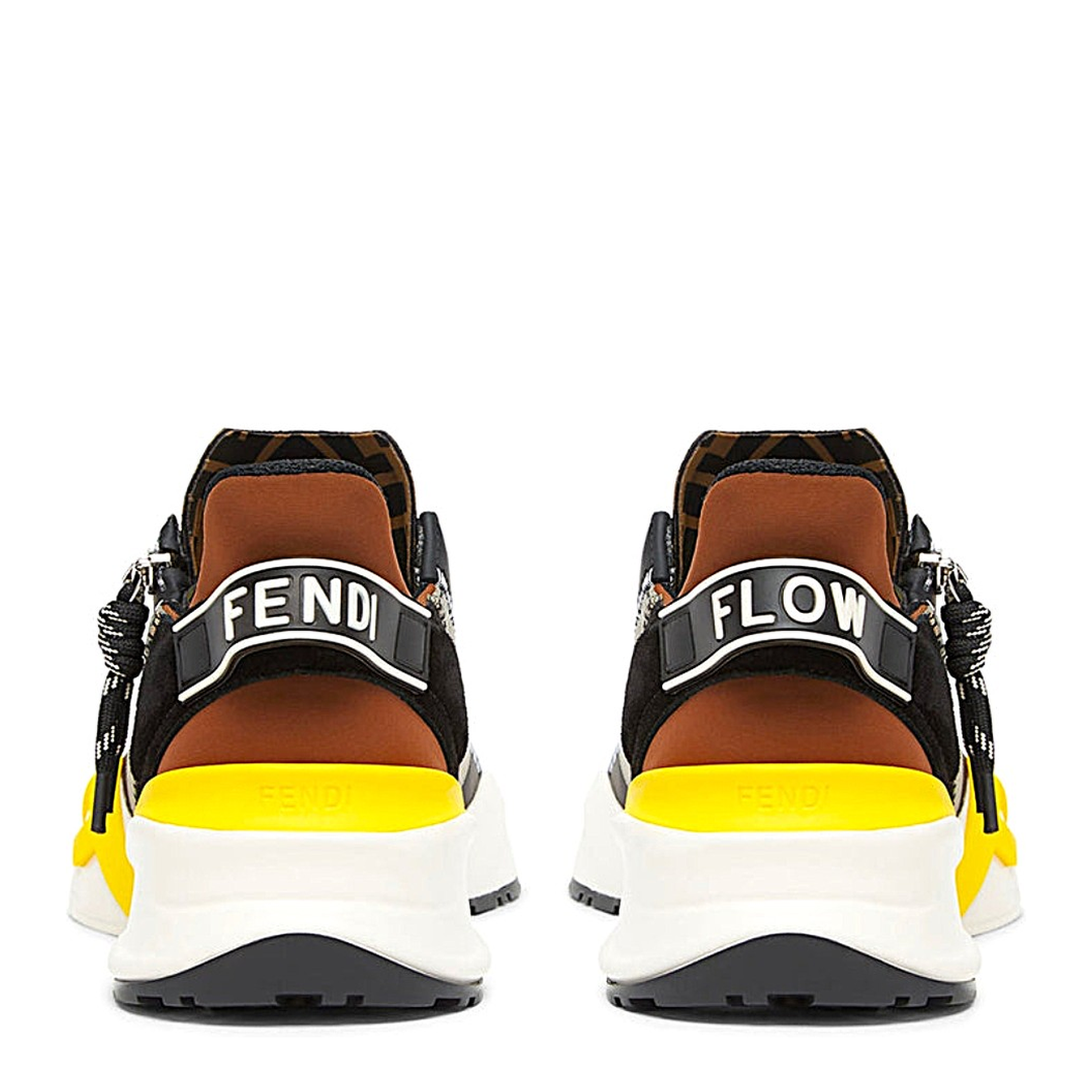 MAYFEYR - Fendi - Running Shoes Tort Olive Limon Size 9 - 7E1392AQ6DF1R78F1R78