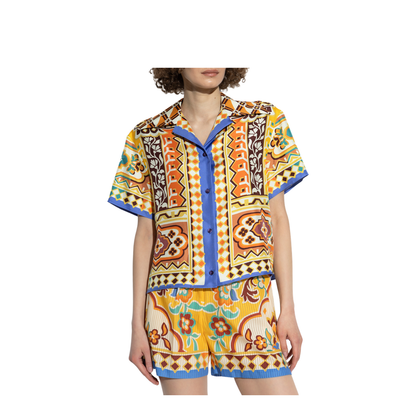 Silk Short-Sleeve Shirt