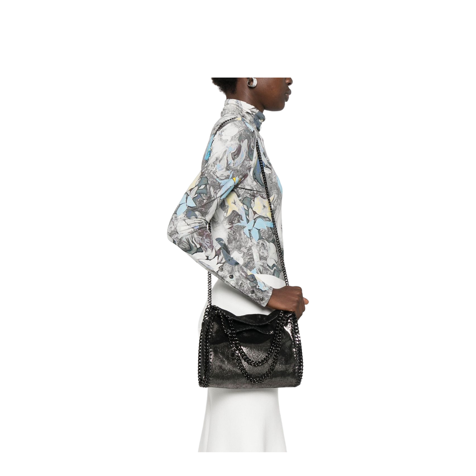 Falabella Mini Metallic Tote Bag