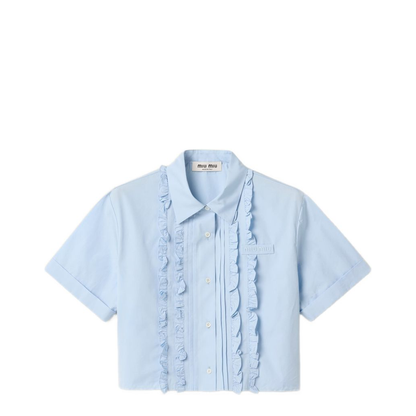 MAYFEYR - Miu Miu - Clear Blue Shirts - MK204510RGF0013