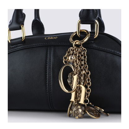 Small Chloé Bowling Bag in Soft Leather - Black