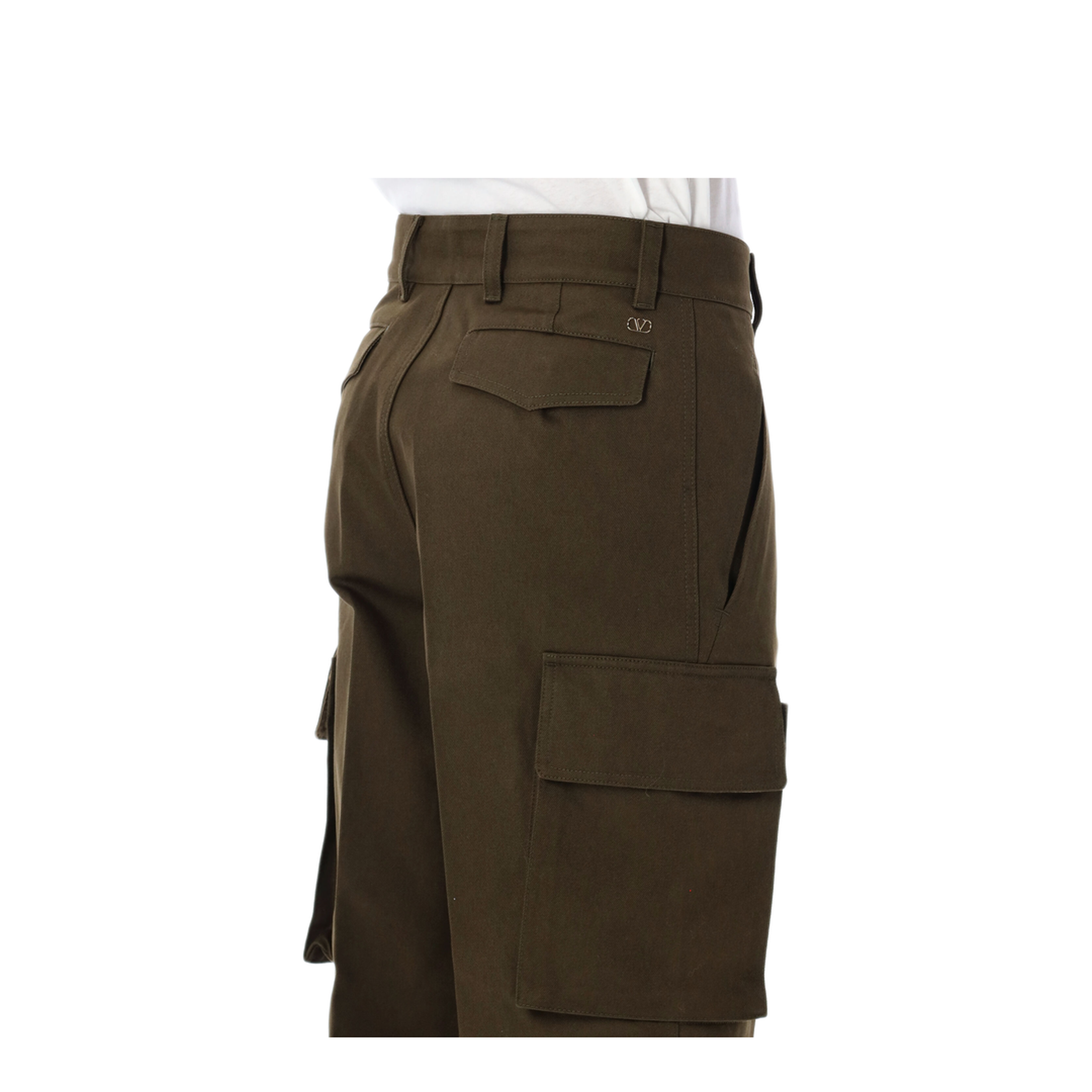 MAYFEYR - Valentino - Cargo Trousers With Vlogo Signature - 26P8V3REB90AWK365