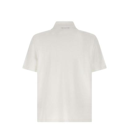 Coin Polo Shirt White