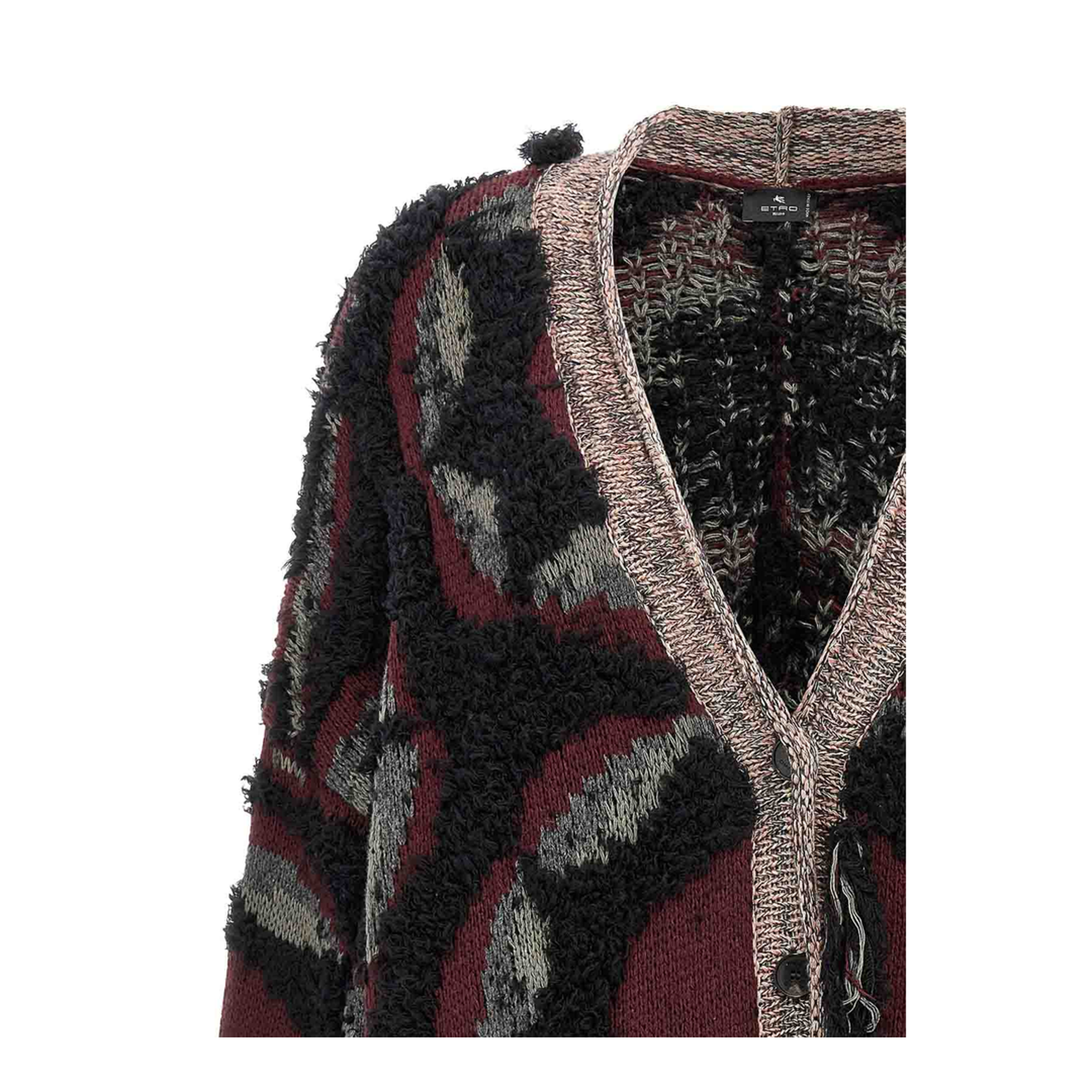 Fringed Oversized Cardigan