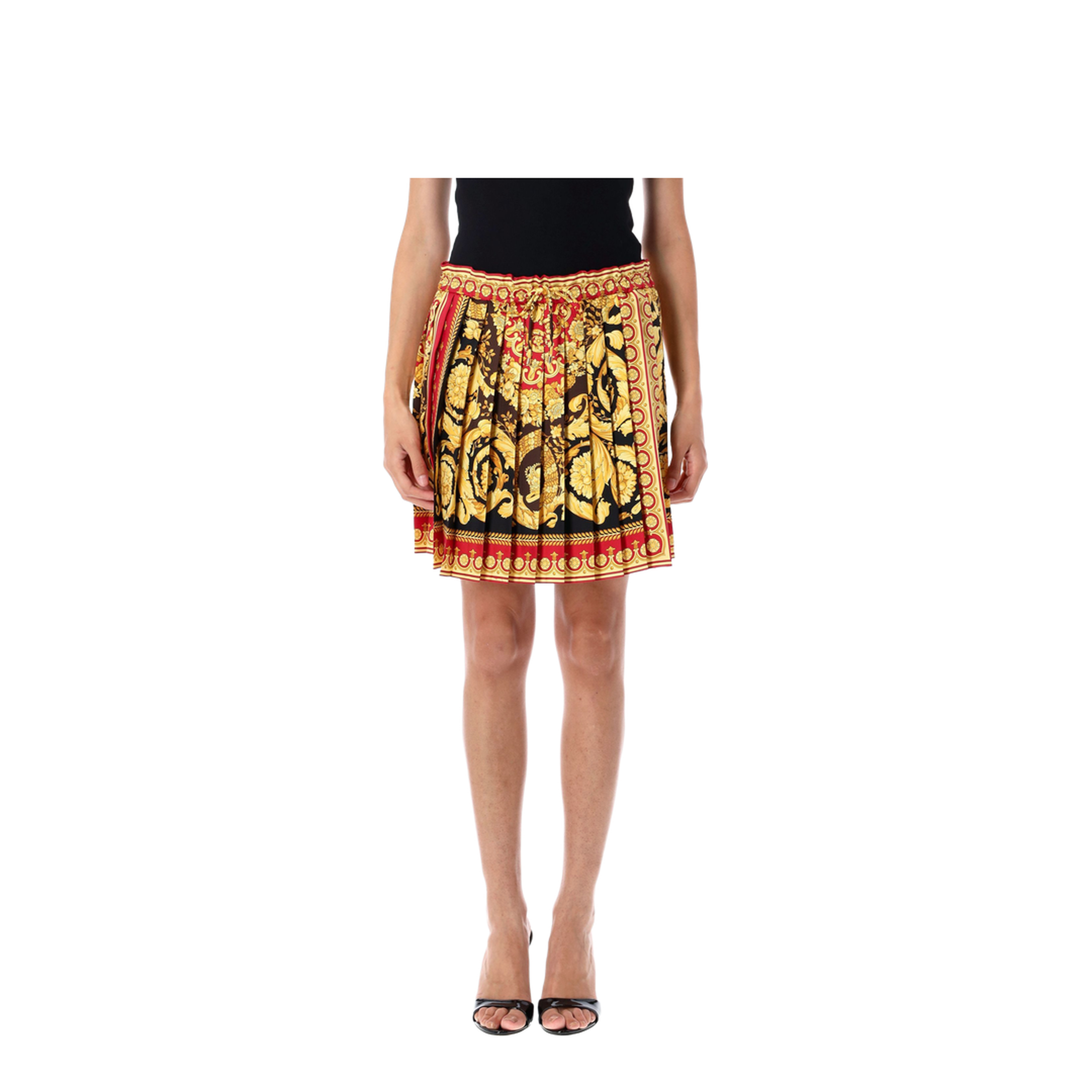 Printed Silk Skirt