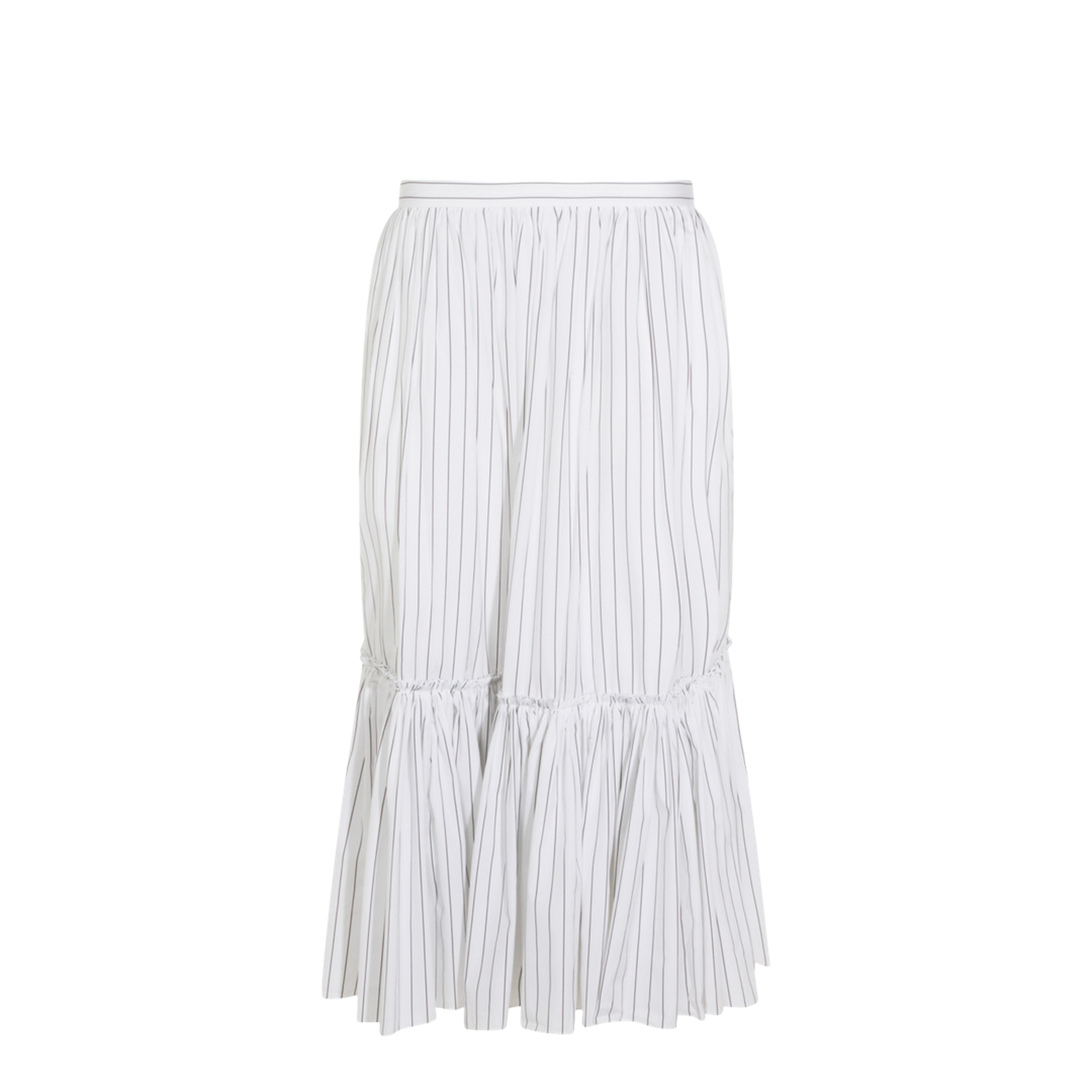 Striped Lightweight Cotton Skirt
