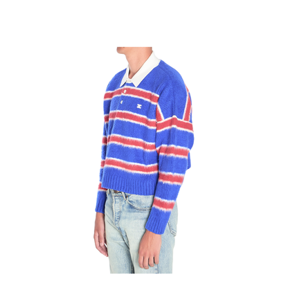 MAYFEYR - Celine - Striped Polo-Style Knit - RY0FQ0ZQJGBT8