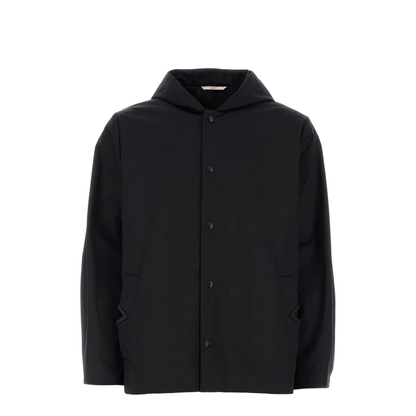 Buttoned Long-sleeved Jacket