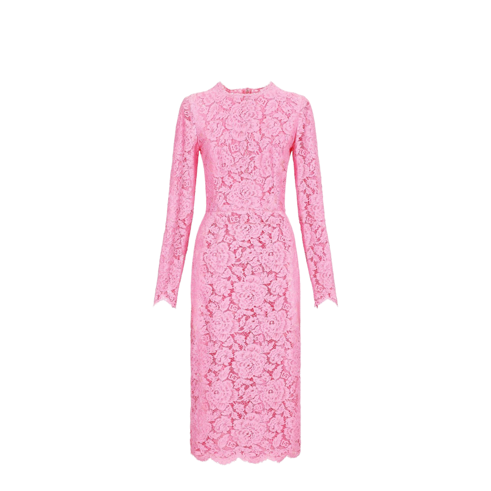 Floral Cordonetto Lace Sheath Dress