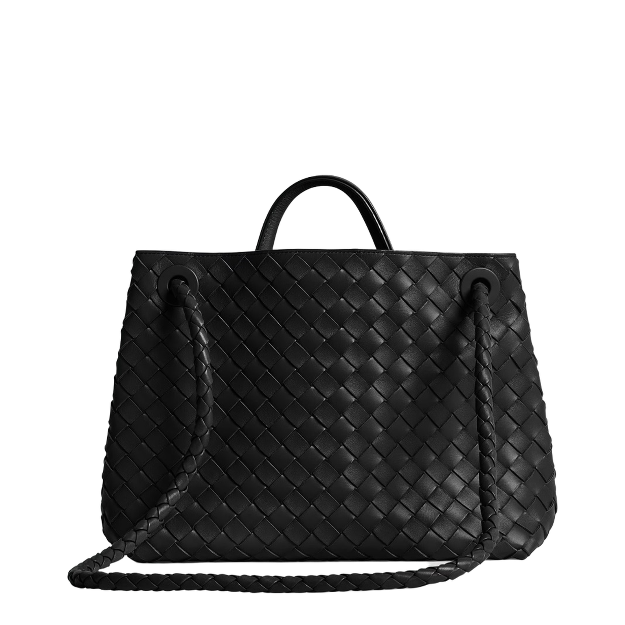 Andiamo Medium Leather Handbags - Black