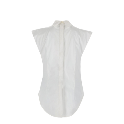 Sleeveless Inverted Shirt