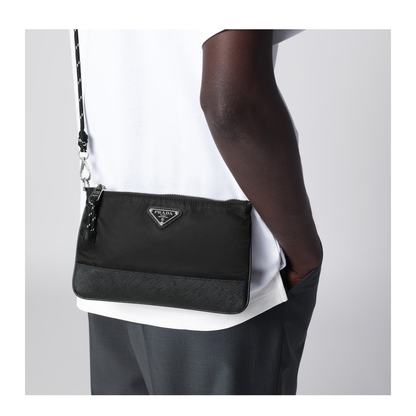 MAYFEYR - Prada - Speedrock Smartphone Holder In Black Re-Nylon - 2ZT0732DMHF0002