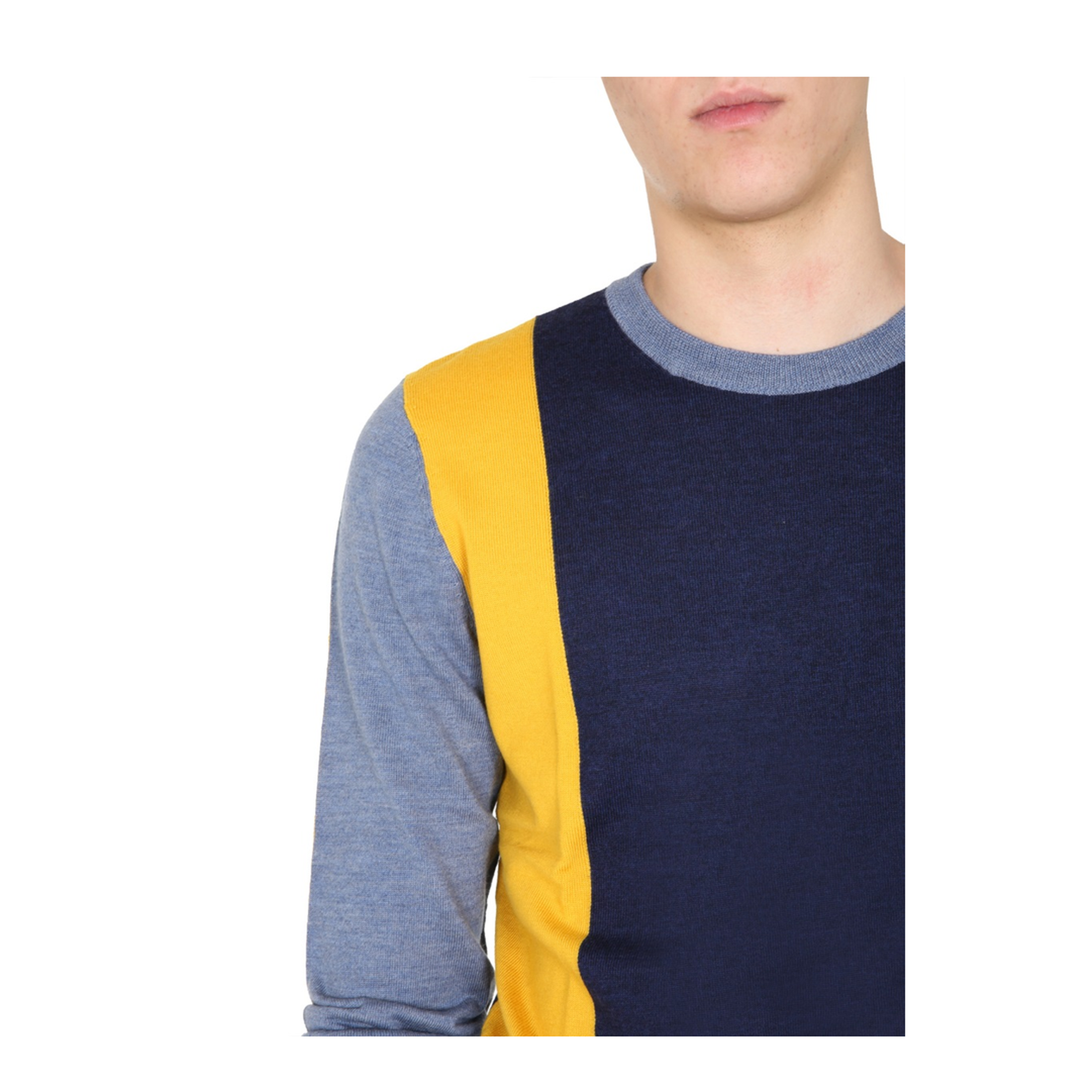 MAYFEYR - JW ANDERSON - Crew Neck Sweater - KW0344YN0008888NAVY