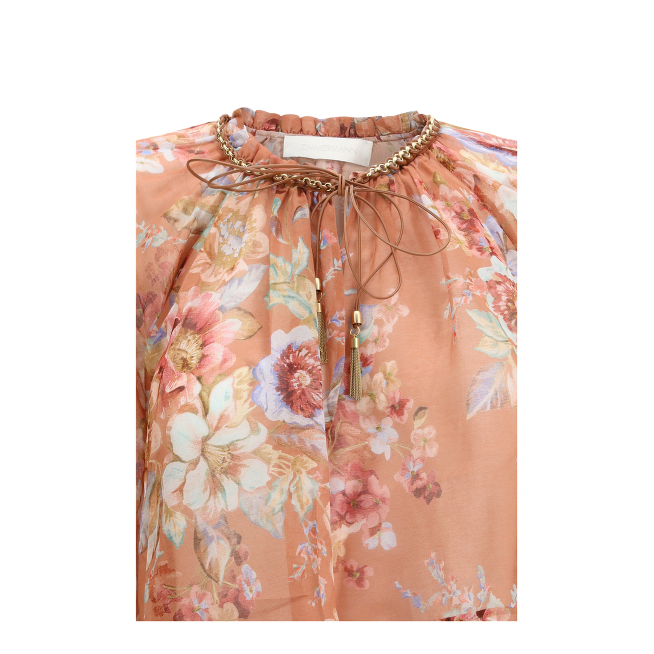 Cinnamon Awaken Ruffle Blouse