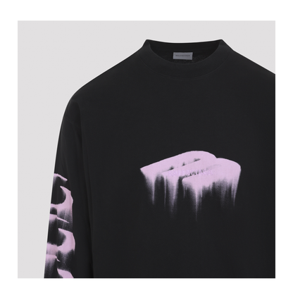 MAYFEYR - Balenciaga - L/S Medium Fit T-Shirt - 744449TUVJ8