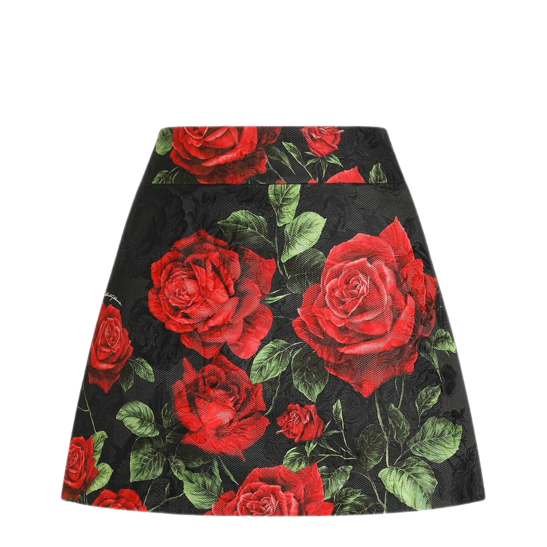 MAYFEYR - Dolce & Gabbana - Mini Skirt Rose Print - F4DEPTFSTB4HN6EJ