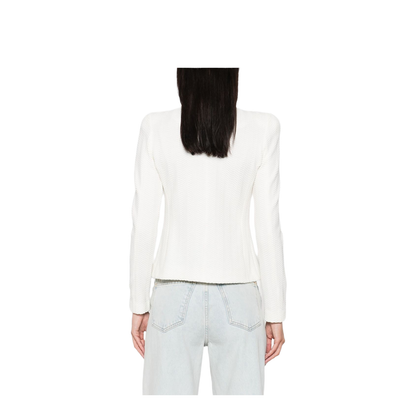 Cotton Blend Blazer Jacket