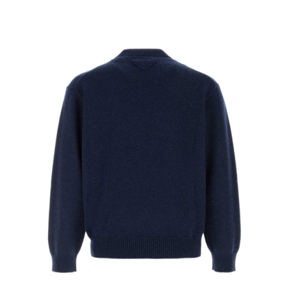 MAYFEYR - Prada - Navy Blue Cashmere Sweater - UMB674S23216ZJF0021