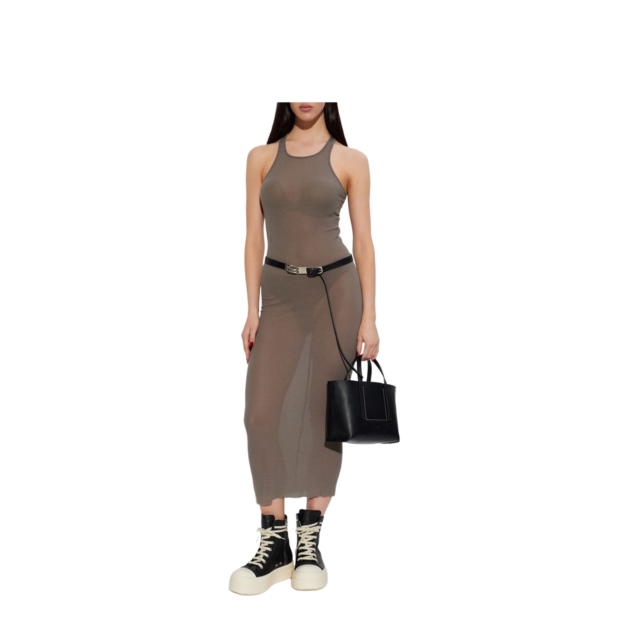 Silk Blend Midi Dress