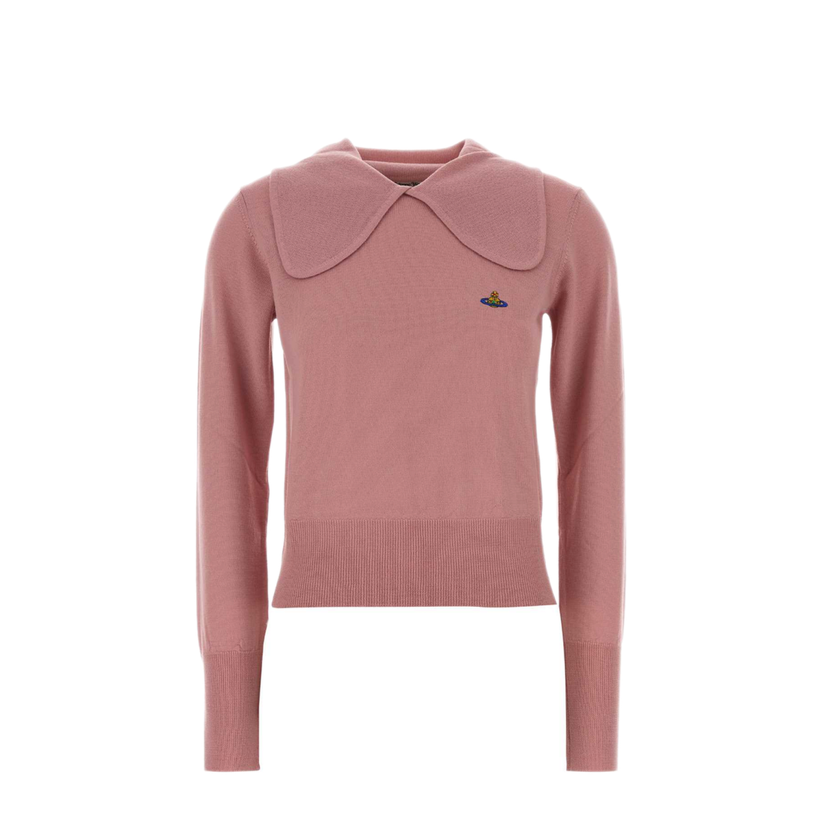 MAYFEYR - Vivienne Westwood - Pink Wool Bea Polo Jumper - 1803008UY005EG406
