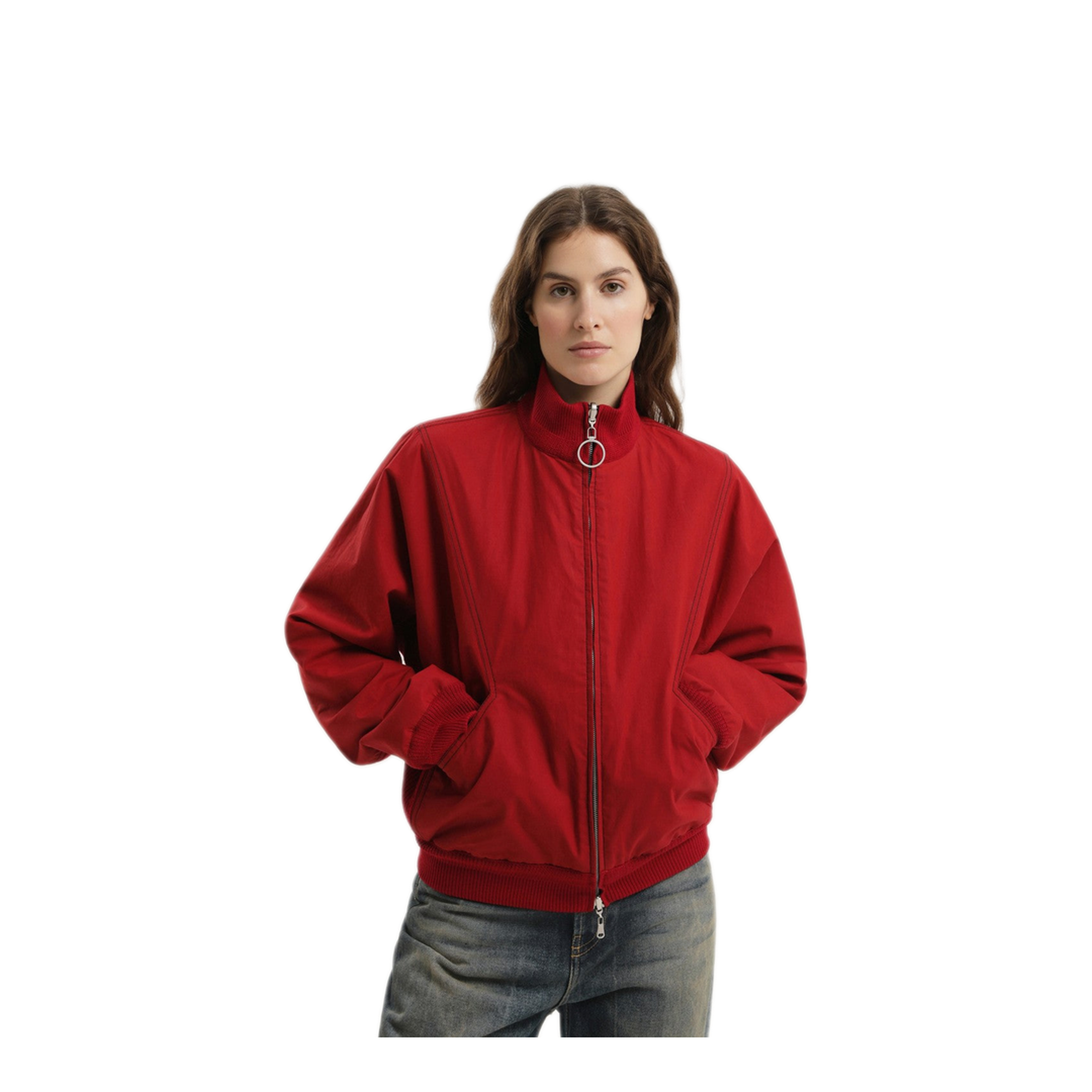 MAYFEYR - 1989 STUDIO - Red And Black Reversible Jacket - F04WBG008FAB0015000