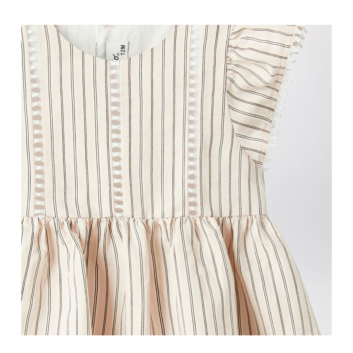 MAYFEYR - Il Gufo - Striped Dress With Ruffles - P25VM782R1000-ACO304