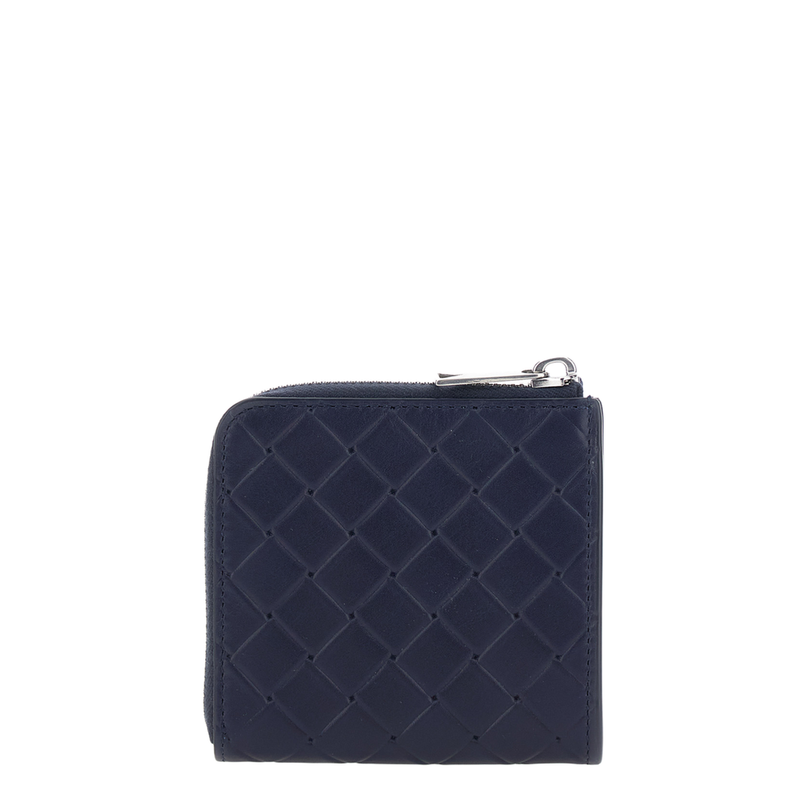 Intrecciato Stamp Square Zip Around Wallet