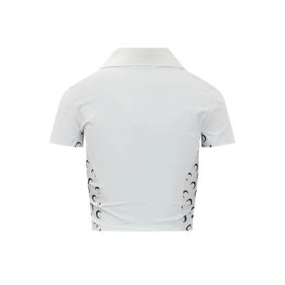 MAYFEYR - Marine Serre - T Shirt - WTO510ACJER0101WH00