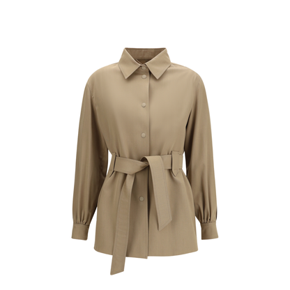 MAYFEYR - Max Mara - Wool Jacket-Shirt With Belt - 2611041211600