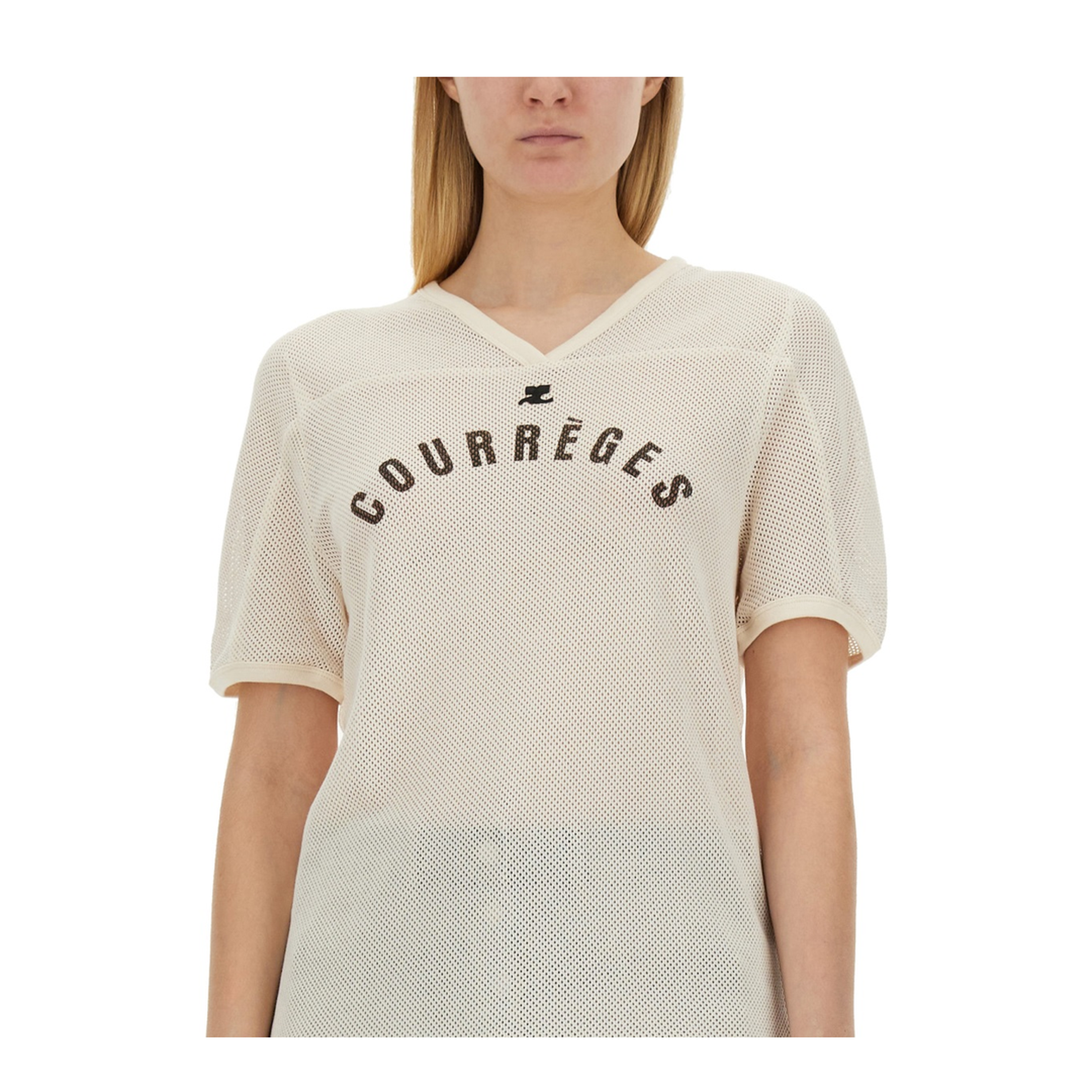 MAYFEYR - Courreges - T Shirt With Logo - 124JTS113JS00941003