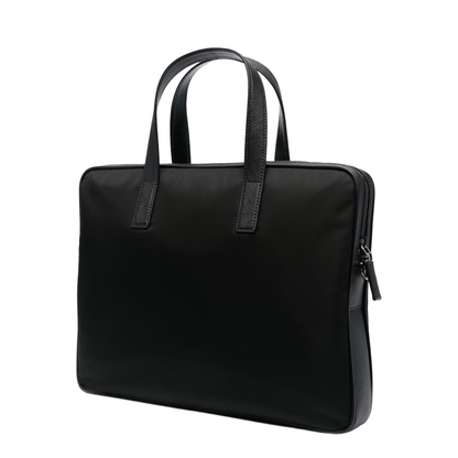 Ventiquattrore Re-Nylon and Saffiano Work Bag