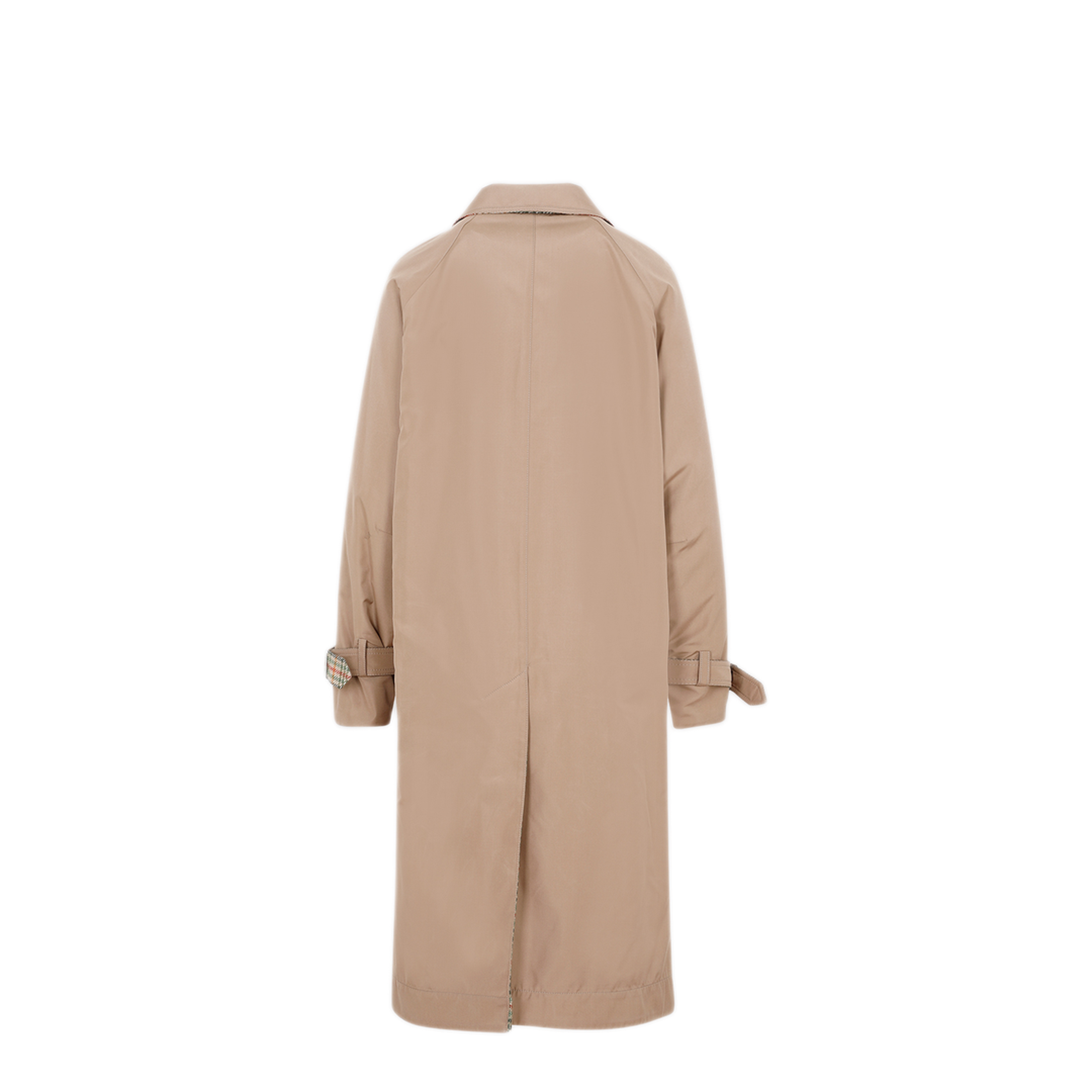 MAYFEYR - AKRIS - Camel Multicolor Wool Flannel Coat - 017256021615035